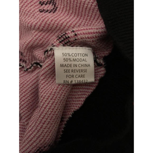 ModCloth I Love You Black Crew Neck Sweater 3/4 Sleeve Texture Knit Size 2X - Picture 5 of 5